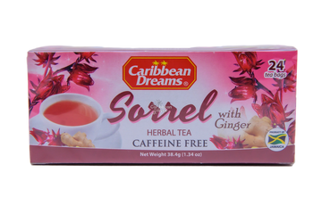 Caribbean Dreams Sorrel With Ginger Herbal Tea, 1.34 oz
