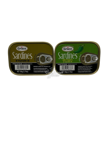 Grace Sardines in Vegetable Oil, 3.74 oz