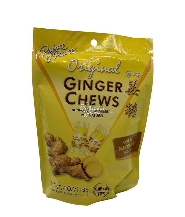 Prince of Peace Original Ginger Chews, 4 oz