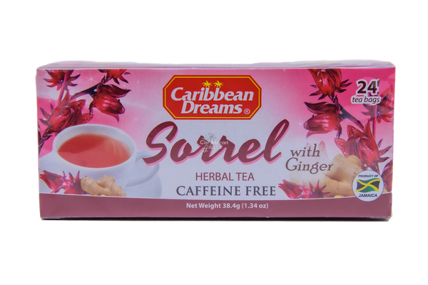 Caribbean Dreams Sorrel With Ginger Herbal Tea, 1.34 oz