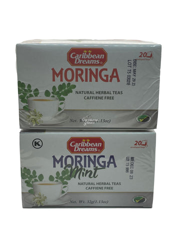 Caribbean Dreams Moringa Herbal Teas, 1.13 oz