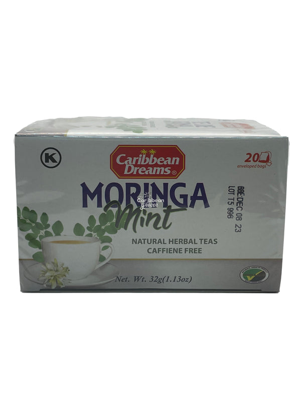 Caribbean Dreams Moringa Herbal Teas, 1.13 oz - My Caribbean Grocer