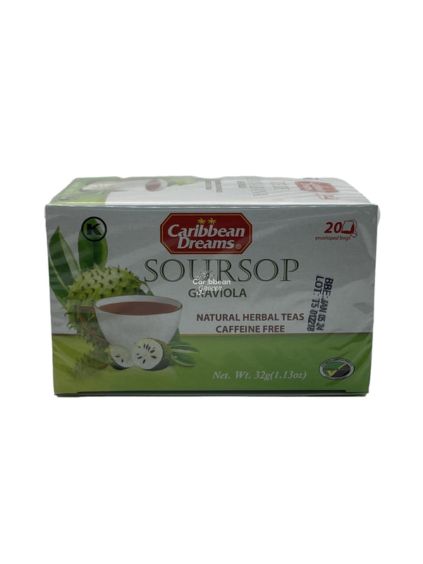 Caribbean Dreams Soursop Tea, 1.13 oz - My Caribbean Grocer
